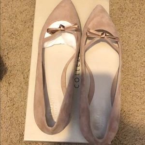 Armani Collezioni suede flats